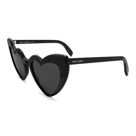 black heart sunglasses ysl|saint laurent clear sunglasses.